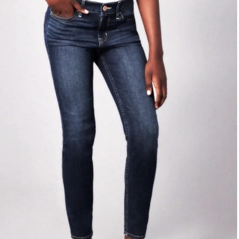 Abercrombie Kids Slim Skinny Darkwash Jeans